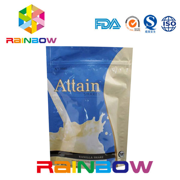 Poche recyclable d'emballage de thé noir, sacs zip-lock debout d'emballage de thé d'individu de tirette