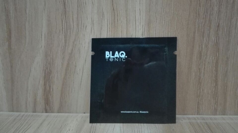 le petit joint de poignée de 5cm x de 5cm met en sac la couleur noire pour l'emballage de poudre d'épice