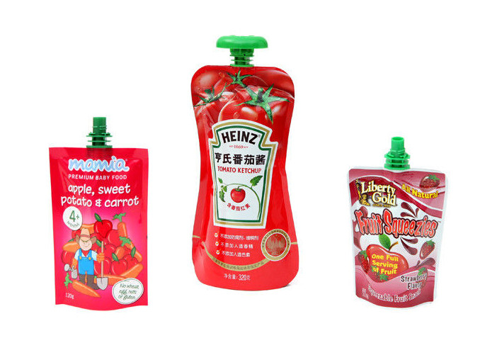 Sachets en matière plastique liquides empaquetant pour le boire/poche flexible de doypack