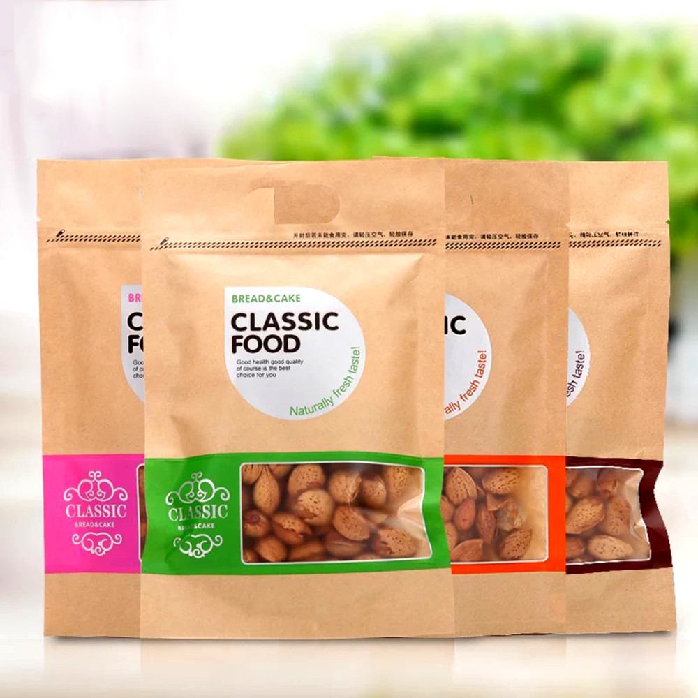 La catégorie comestible a adapté l'emballage aux besoins du client de papier d'emballage avec la fenêtre claire, FDA/GV