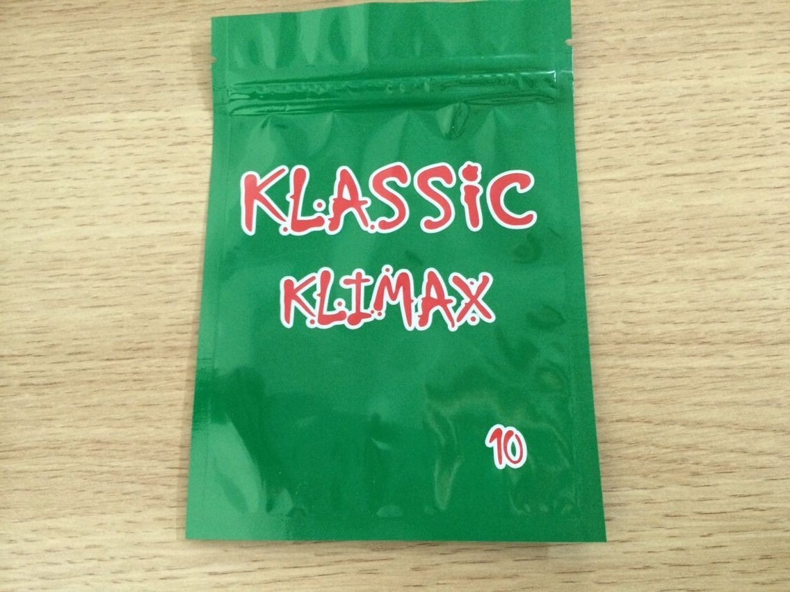 Empaquetage stratifié réutilisé de papier d'aluminium de fines herbes - sac zip-lock de Mylar d'encens