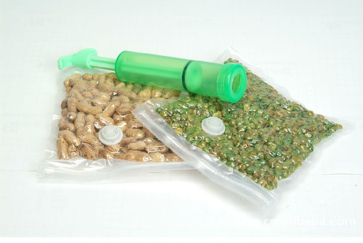 Laminé 3 côtés aspirateur pompage air bags alimentaires aspirateur sacs de joint pour poissons / végétaux