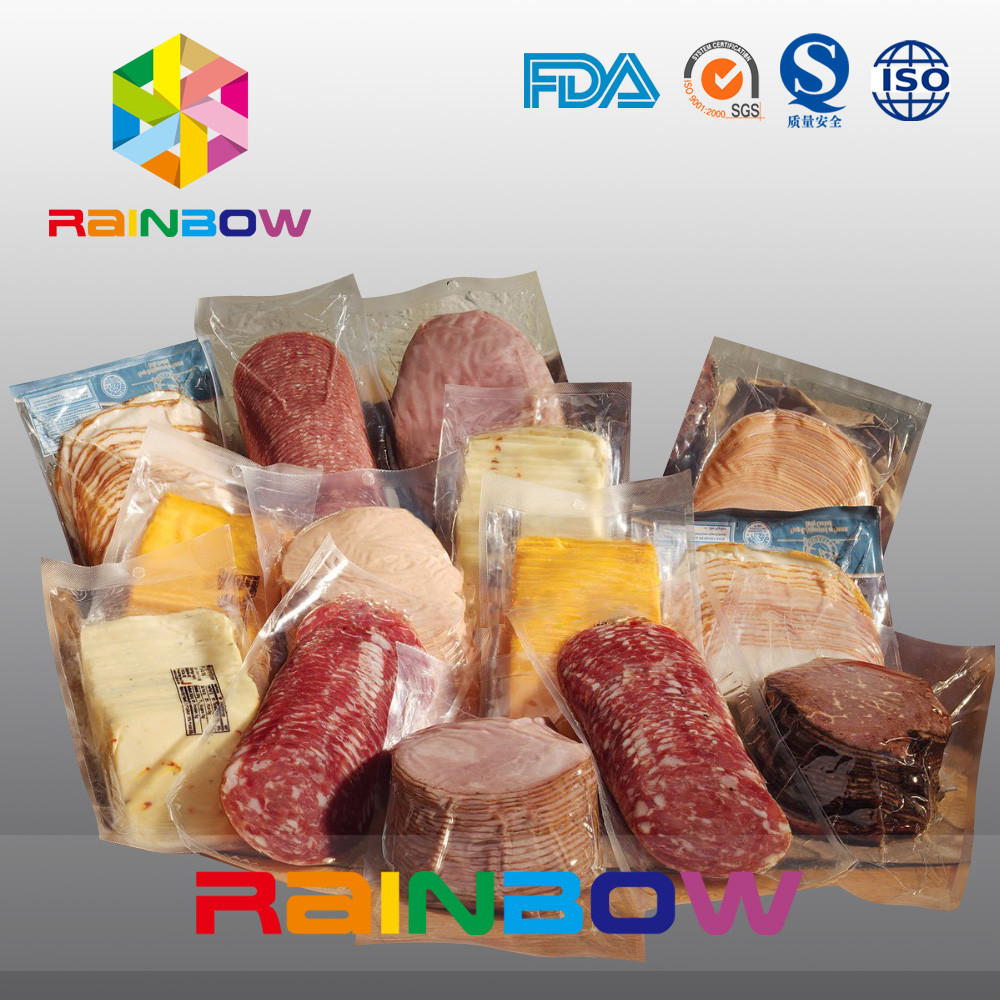 Sacs sous vide à co-extrusion de qualité alimentaire / sacs de scellage sous vide en relief