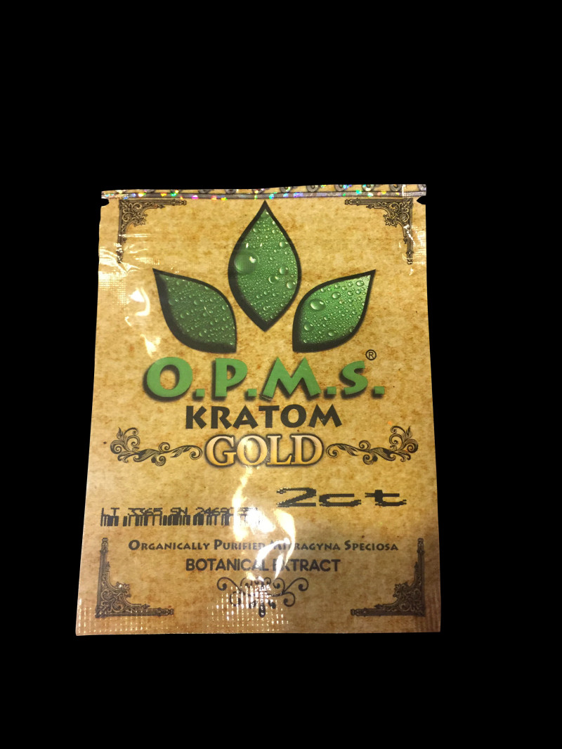 Le sac de fines herbes de serrure de fermeture éclair d'emballage d'encens de Kratom, 3ct OPMS capsule le sac de Kratom