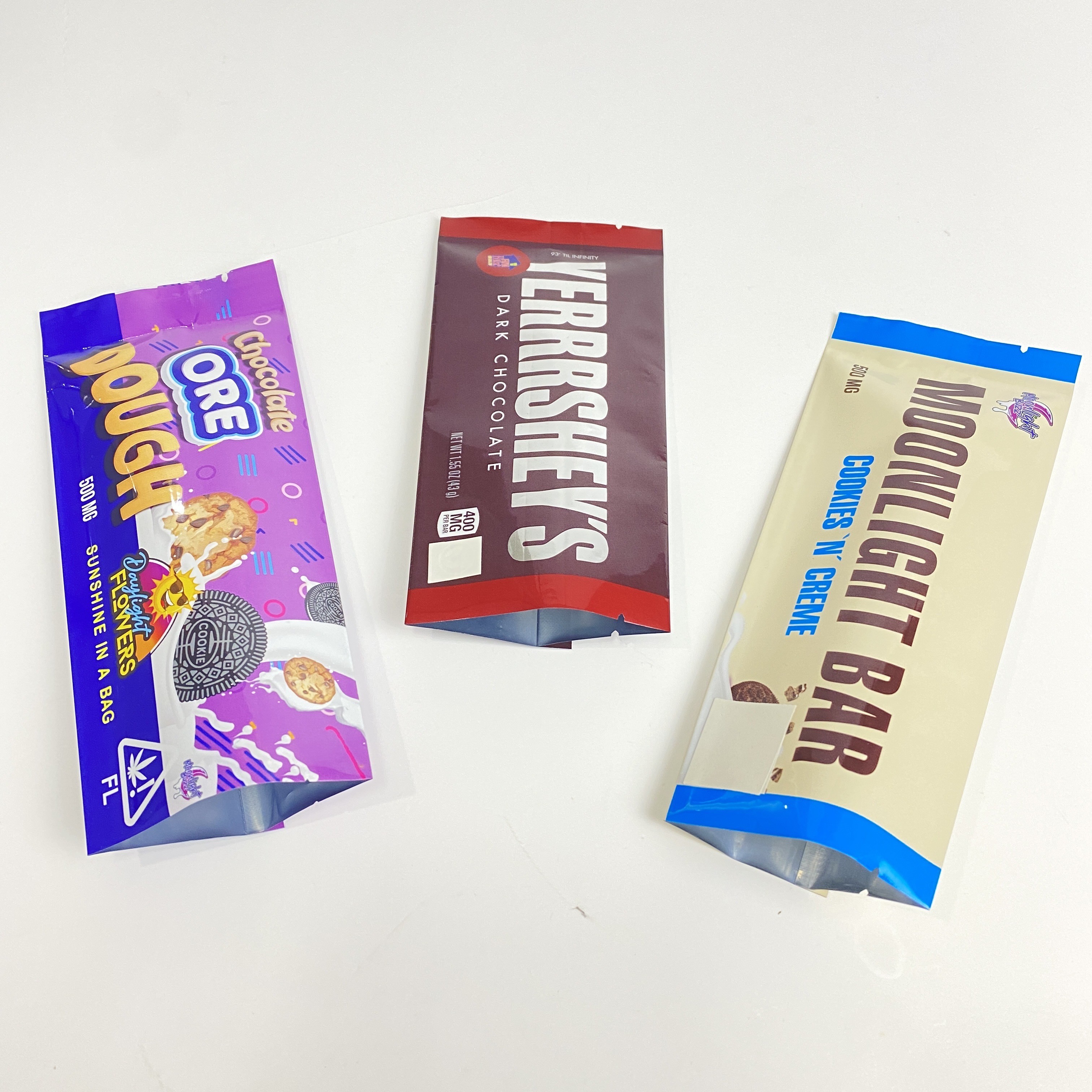 Poches de empaquetage de graine faite sur commande de Logo Back Sealed Bag Candy Gummies