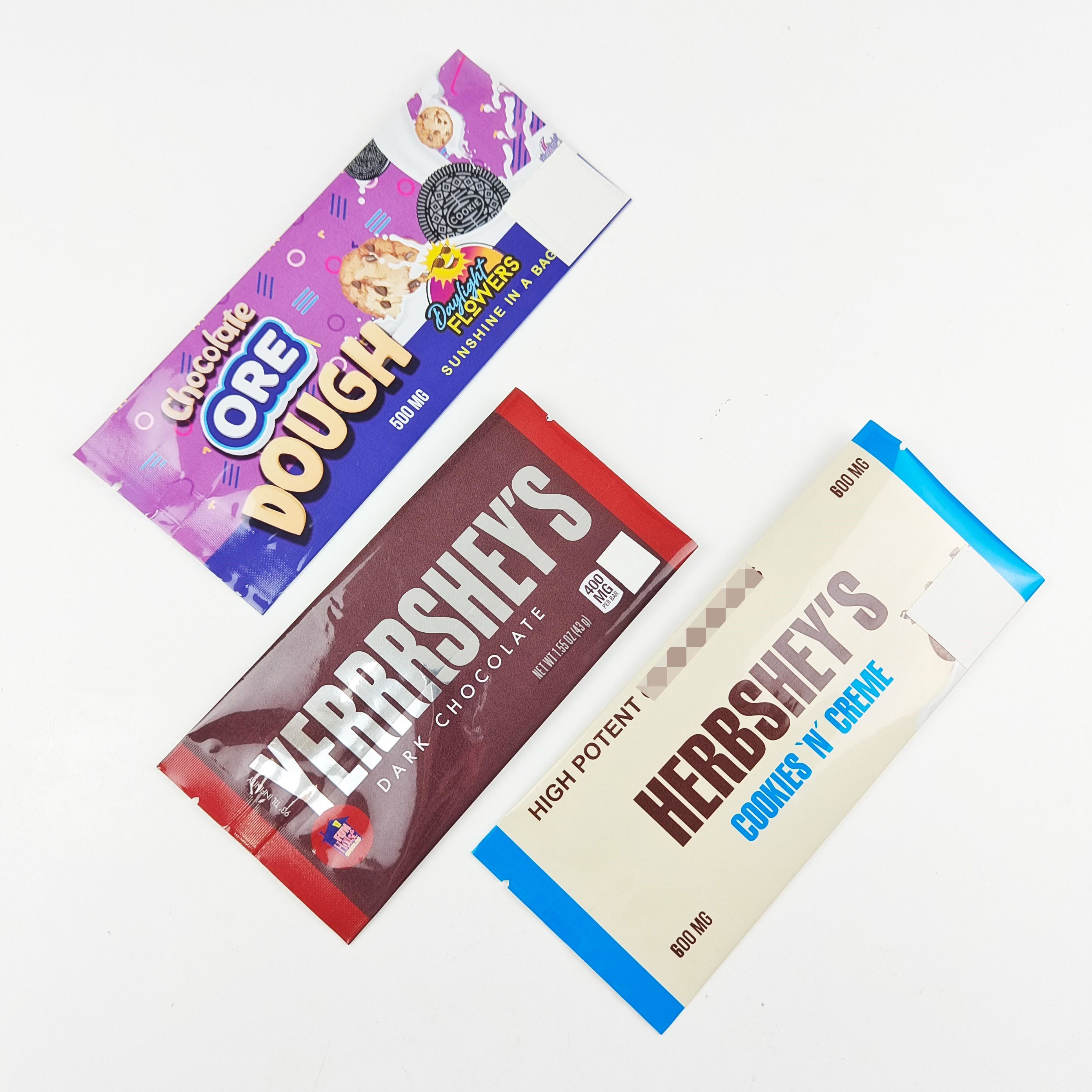 l'emballage du chocolat 500mg met en sac le sac comestible étanche à l'humidité de paquet de papier d'aluminium