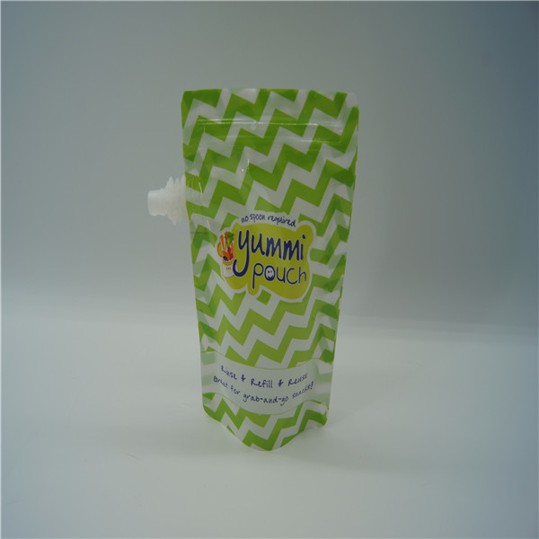 empaquetage réutilisable de sachets en matière plastique de l'aliment pour bébé 5oz approuvé par le FDA