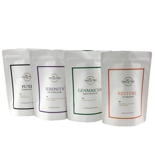 Les sacs faits sur commande de papier d'aluminium de Logo White Coffee Beans Tea Mylar sentent la preuve