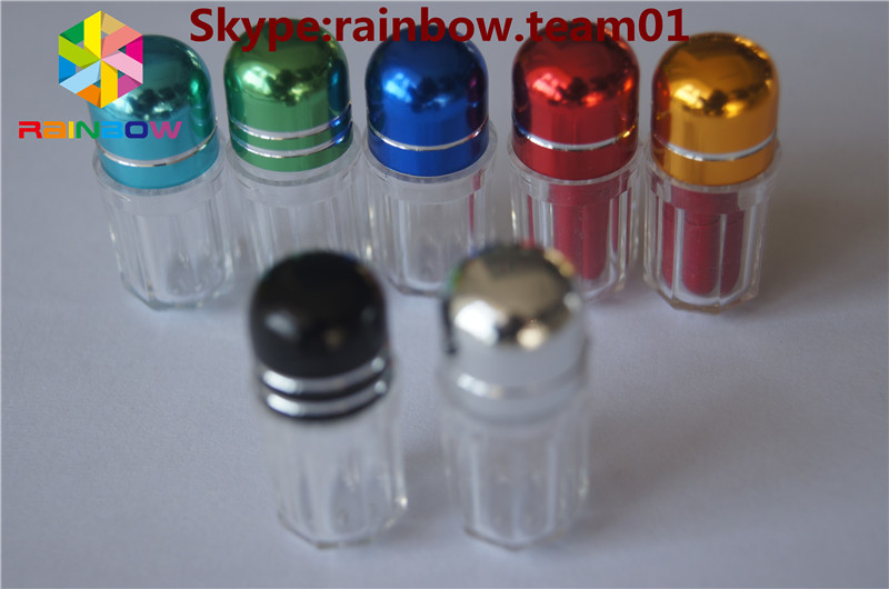 Bouteille de pilule sexuelle avec bouchon d' anneau/ contenant en forme de capsule