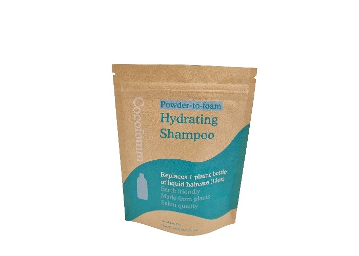 Support comestible d'emballage de Brown emballage de papier de Doypack de preuve en gros d'odeur vers le haut des poches