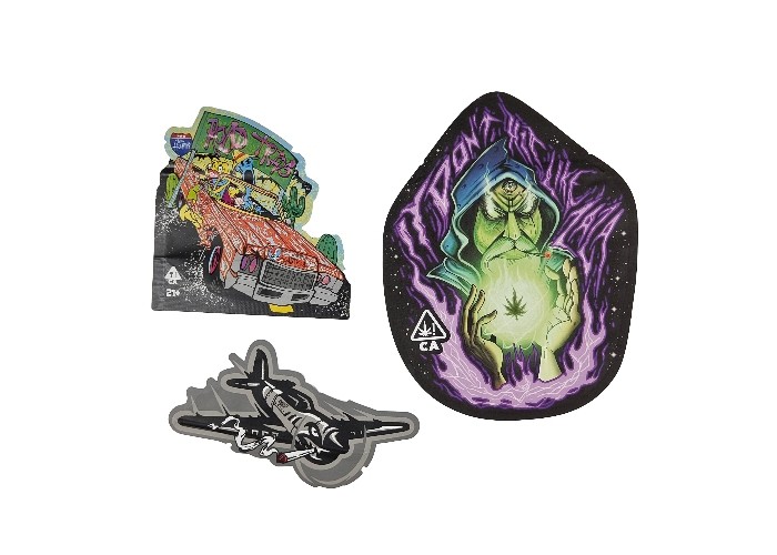 La serrure en plastique de fermeture éclair du toucher doux 3.5g Mylar met en sac l'impression formée spéciale de Digital