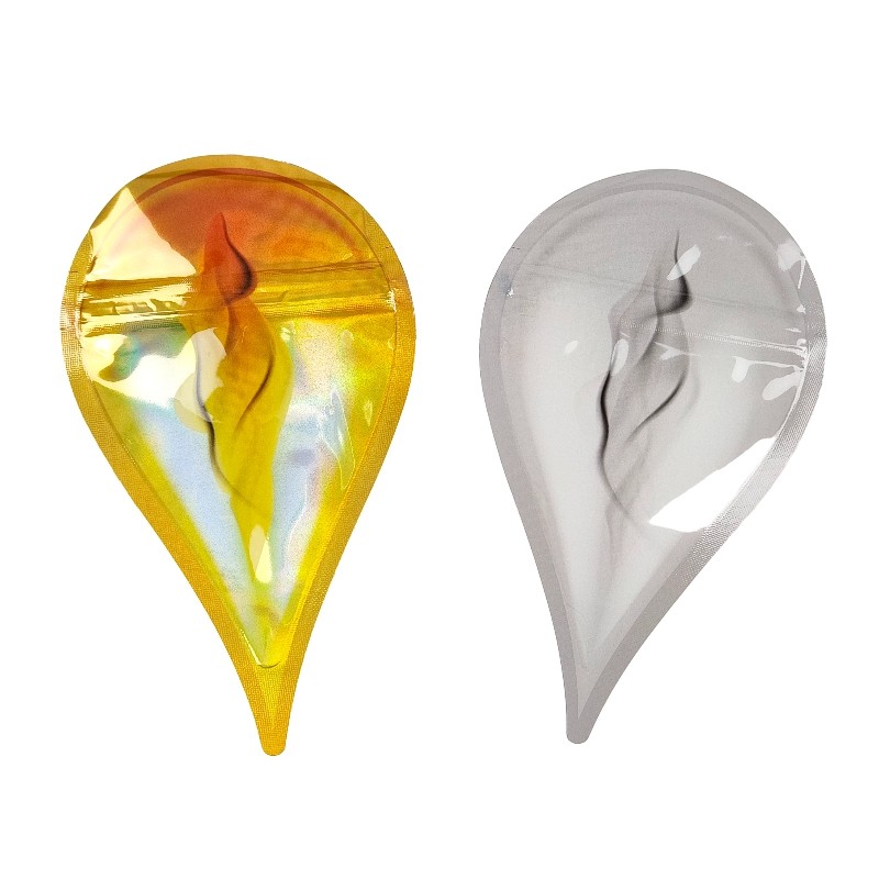 Spécial brillant du sac 3.5g de Mylar zip-lock de preuve d'odeur découpé avec des matrices formé pour l'emballage de nourriture