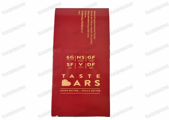 Côté de papier de empaquetage de boîte de présentation de produit alimentaire double imprimant Matte Shinny