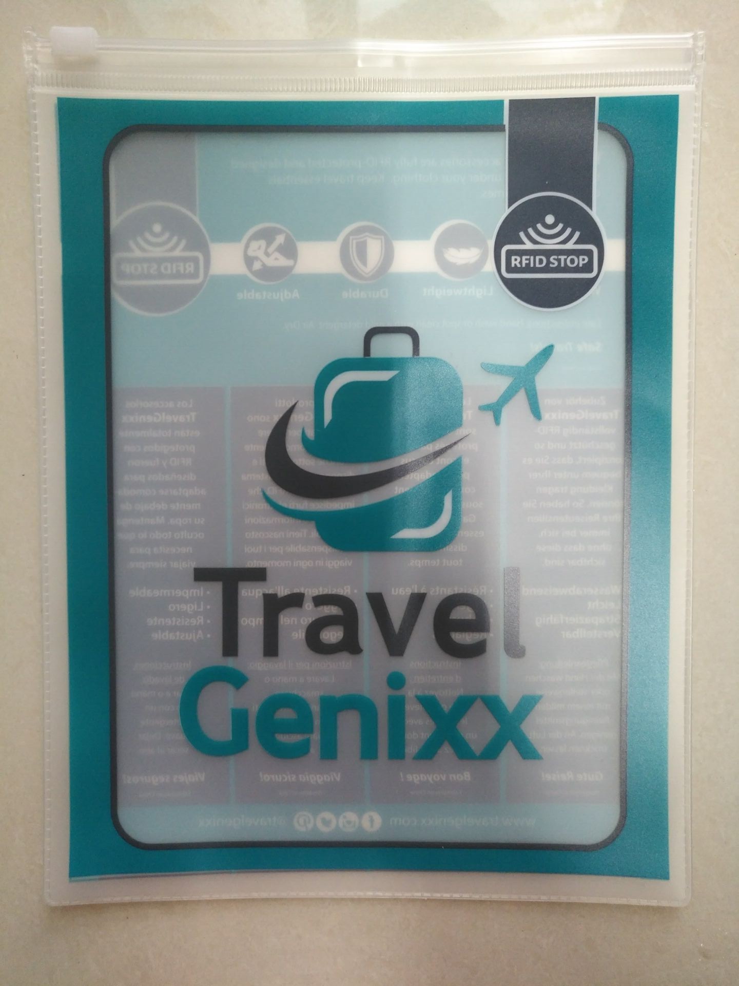 Sac transparent clair de PVC, joint latéral du sac trois de cintre de PVC de pince à linge