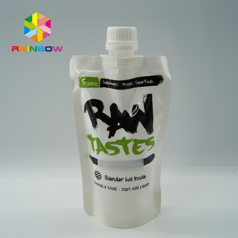 Le sac imprimé adapté aux besoins du client d'emballage de miel avec le bec/tiennent la poche pour le miel d'abeille