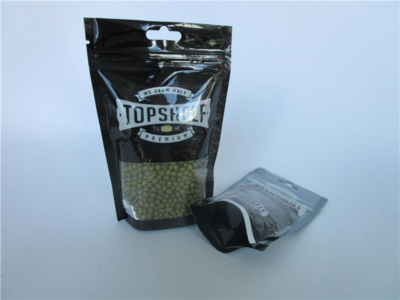 Le cannabis zip-lock de poche de sac d'emballage de mariguana de Mylar sème le sachet en matière plastique de marque de distributeur d'emballage