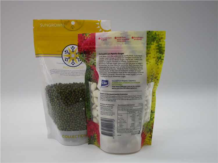 sac nutritionnel de mylar d'aluminium de nourriture de sac d'emballage de supplément avec la serrure de tirette pour la poudre de protéine