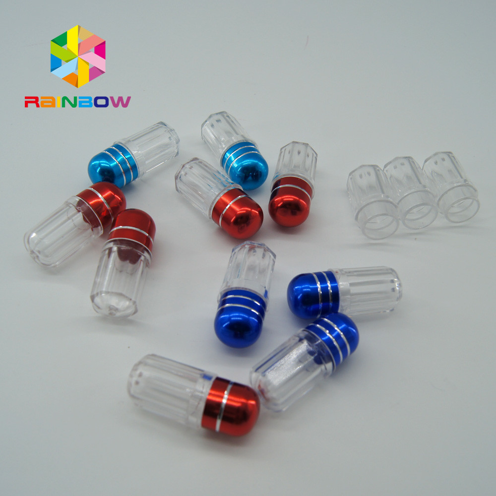Bouteilles de pilules en plastique pour capsules sexuelles de rhinocéros / contenant de capsules Empry