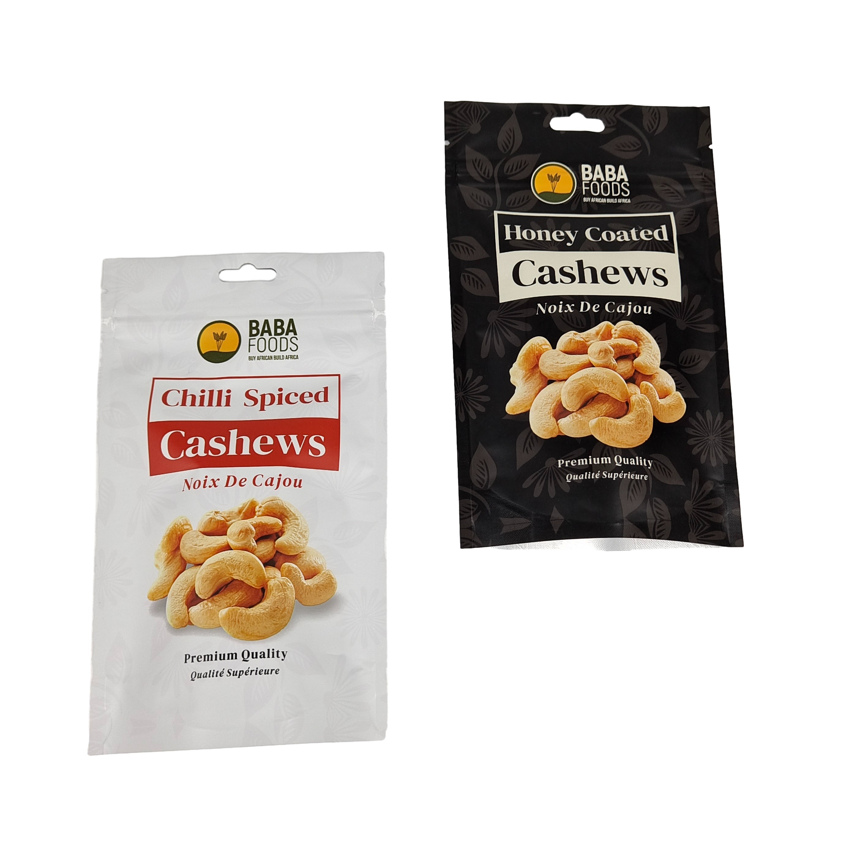 Laminé sac Mylar de qualité alimentaire personnalisé Stand Up Ziplock Snack Sac fermeture à glissière