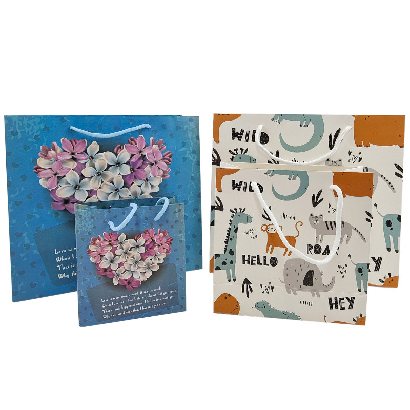 Coffret en papier Kraft de haute qualité Biodégradable sac à main