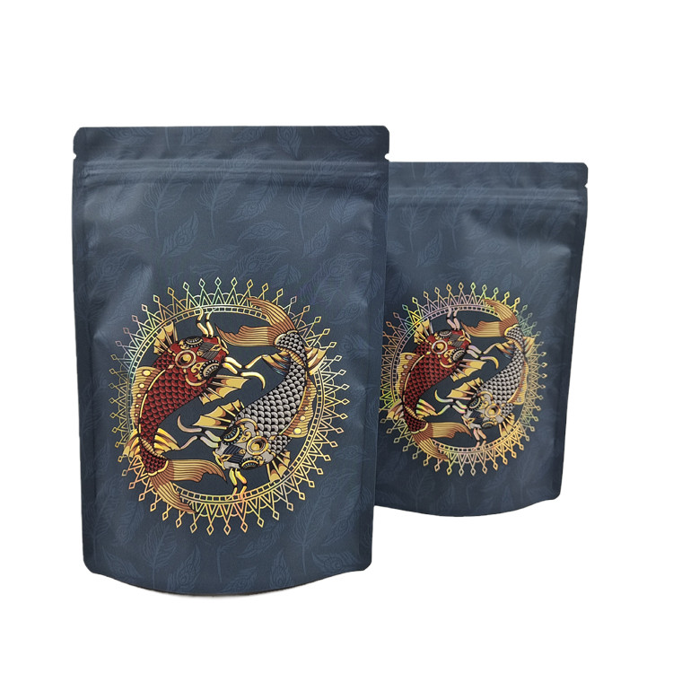 Matériau stratifié Stand Up Food Sac en plastique avec logo propre Impression numérique Emballage de bonbons gommées