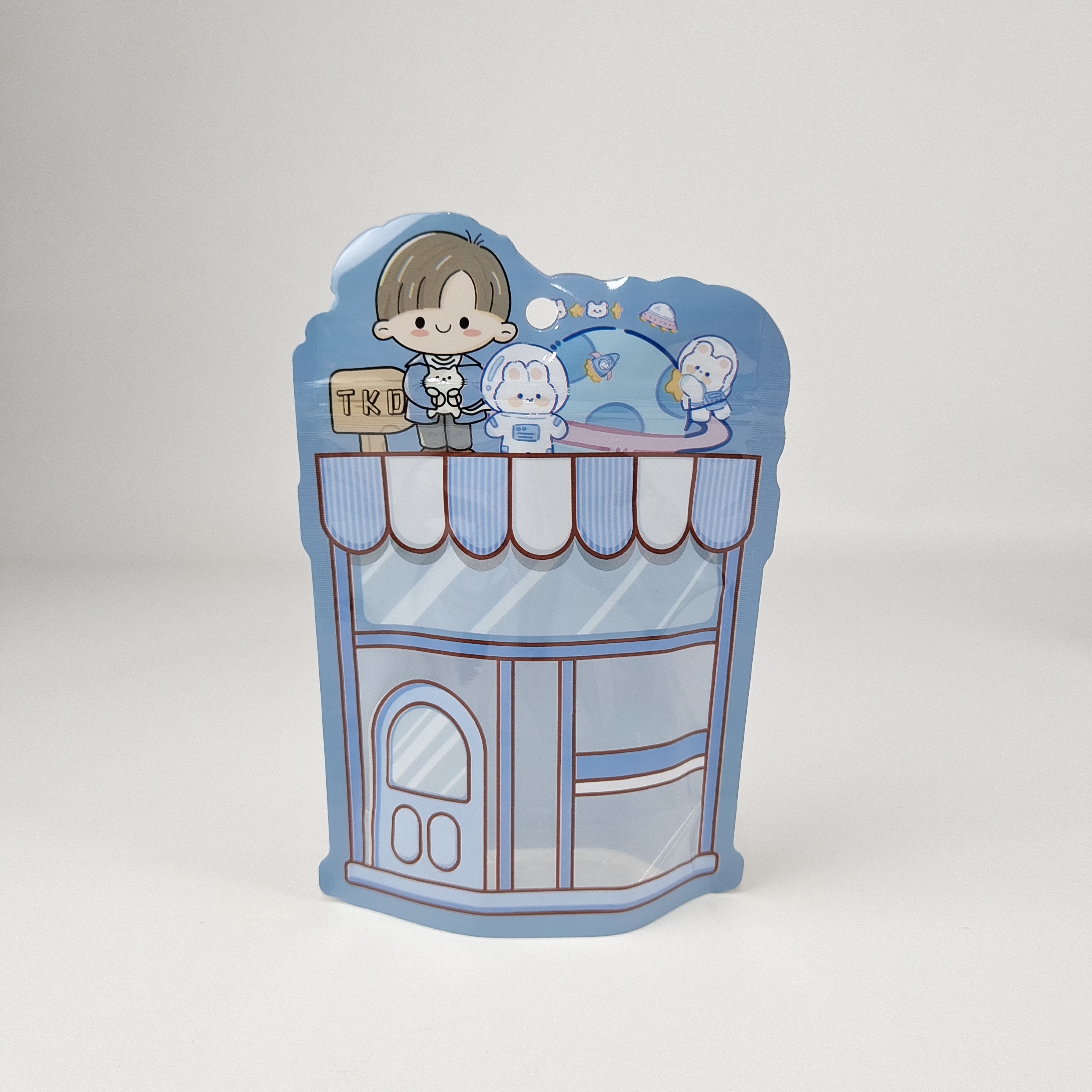 Impression par gravure Impression matte Mylar Stand Up Pouch Sac d'emballage à chaleur ré-verrouillable Raisin facile à déchirer Encoche à fermeture à glissière