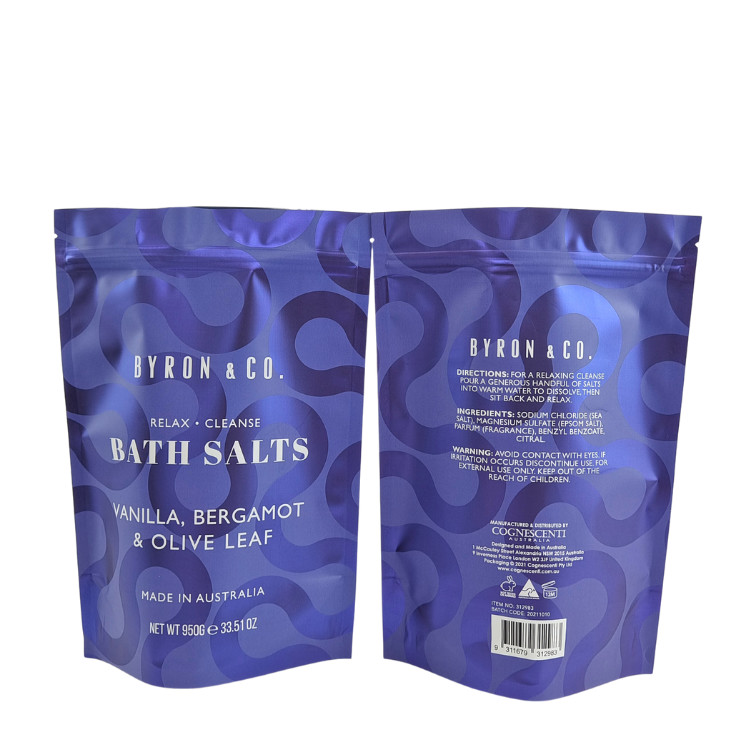 Sacs Mylar pour les aliments en papier kraft à fermeture éclair