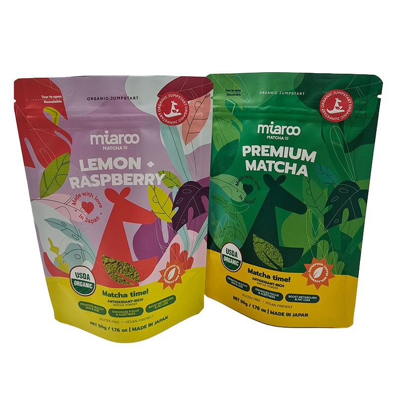 Sacs en plastique transparents 500g Sacs Mylar Sacs Mylar Fermeture à glissière imprimée sur mesure