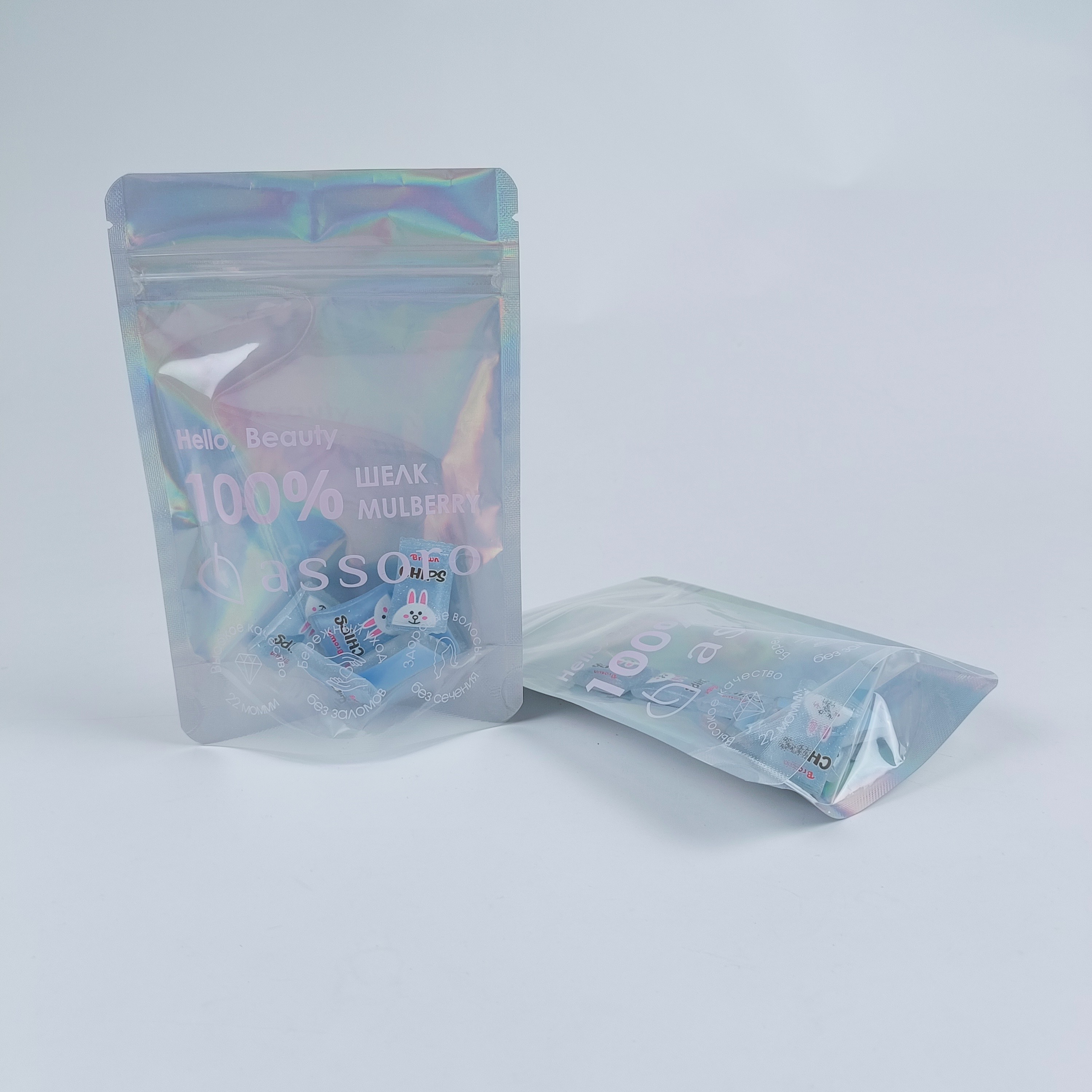 CBD Flower Mylar Sacs anti-odeur avec fenêtre