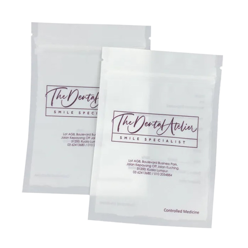 Emballage de sacs en plastique d'épaisseur personnalisée avec joint thermique pour poignée de scellement