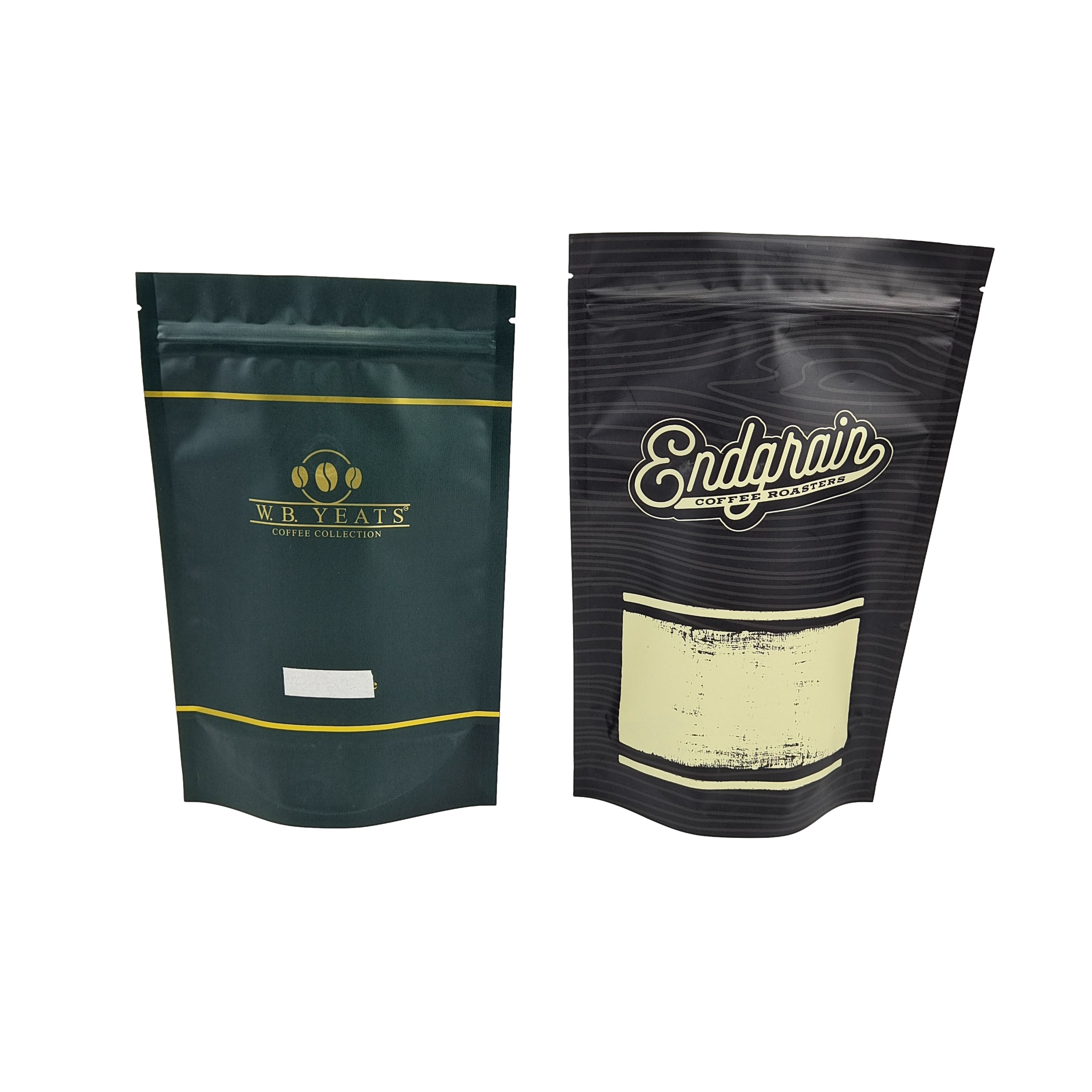 Sacs en papier d'aluminium mat/brillant Sacs en papier d'aluminium imprimés sur mesure Sacoche à fermeture à glissière verrouillable