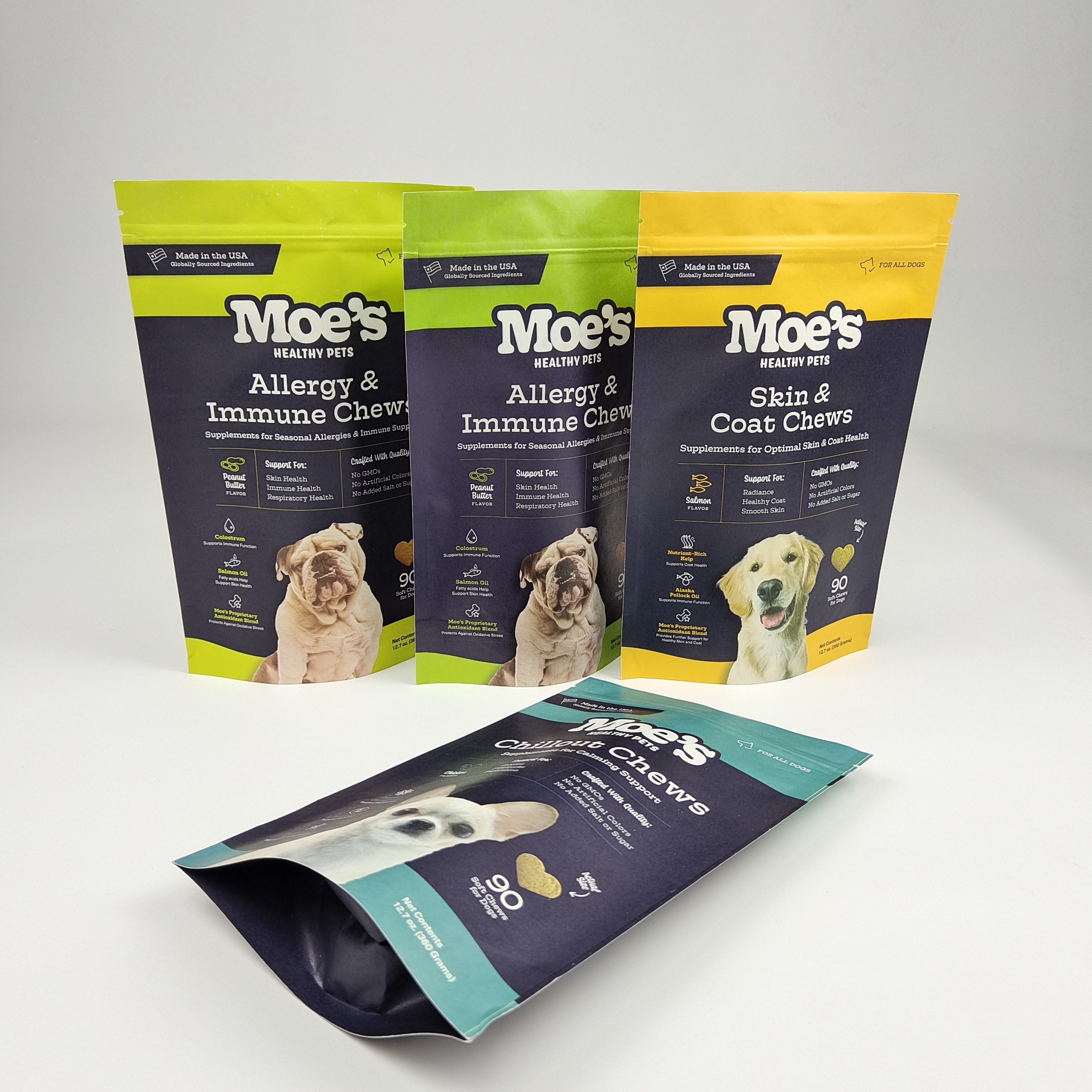 En gros Emballage à l' envergure personnalisé Enveloppe blanche en carton en papier kraft Sacoche pour noix d' alimentation Emballage de collations