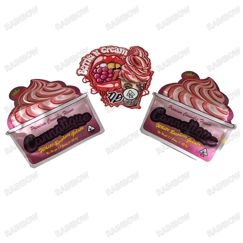 7 jours ouvrables Temps de production pour les sacs à découpe sous pression imprimés sur mesure avec encre d'impression écologique