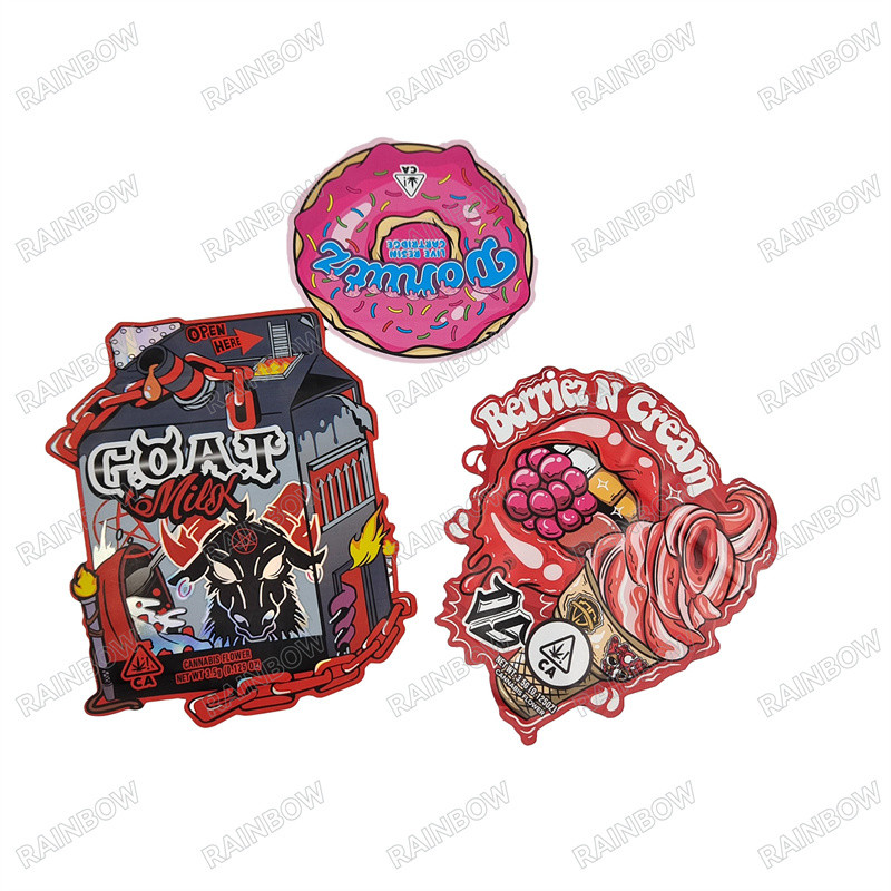 Sacs d'impression numérique de haute précision pour sacs à découpe à l'odorat de 3,5 g personnalisés