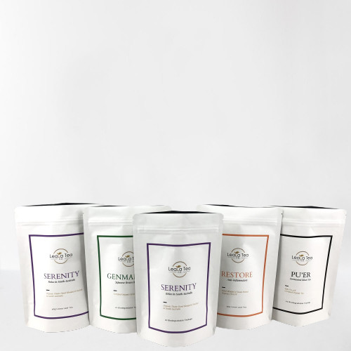 Sacs debout recouvertables avec logo personnalisé pour l'emballage de sacs de thé séchés