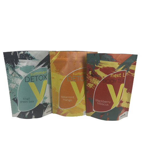 Emballage en carton à l'exportation Sac de thé mince avec finition brillante ou mate