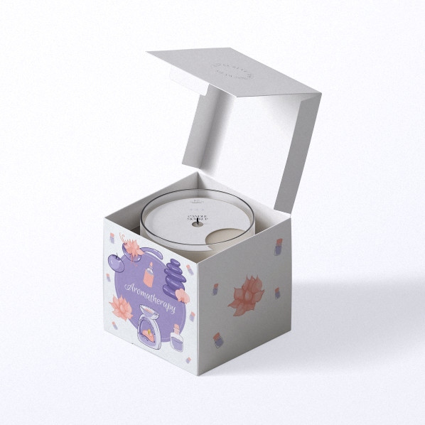 Carton boîtes de papier imprimé sur mesure emballage cosmétique en relief Approbation SGS