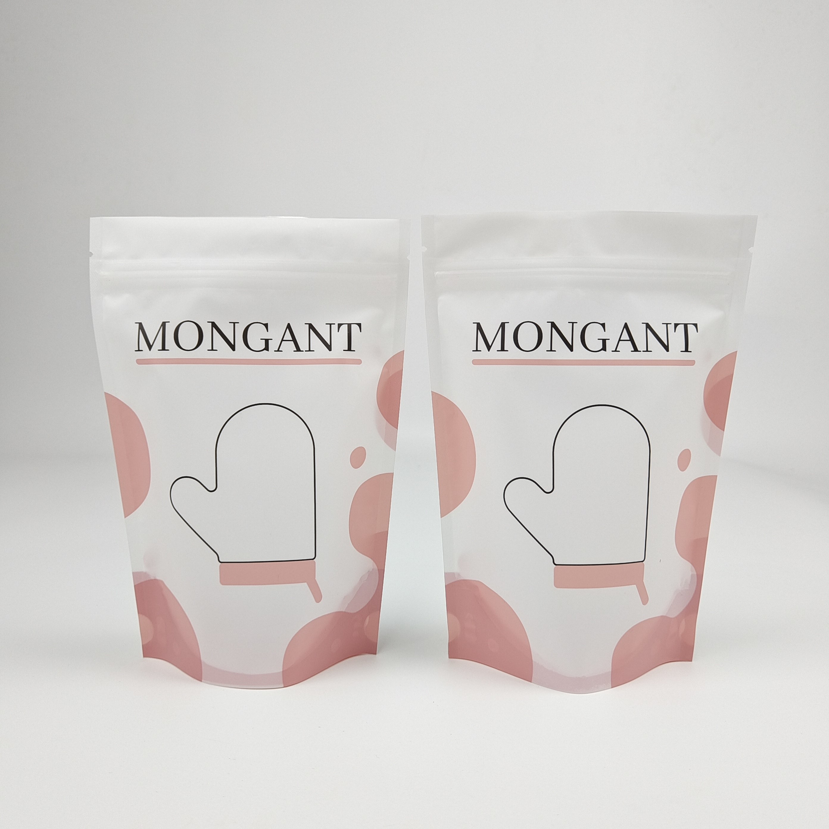 Sac à fermeture à glissière en papier d'aluminium stratifié Sac debout / Sac à glissière en papier blanc Matt / Sac à café à glissière personnalisé