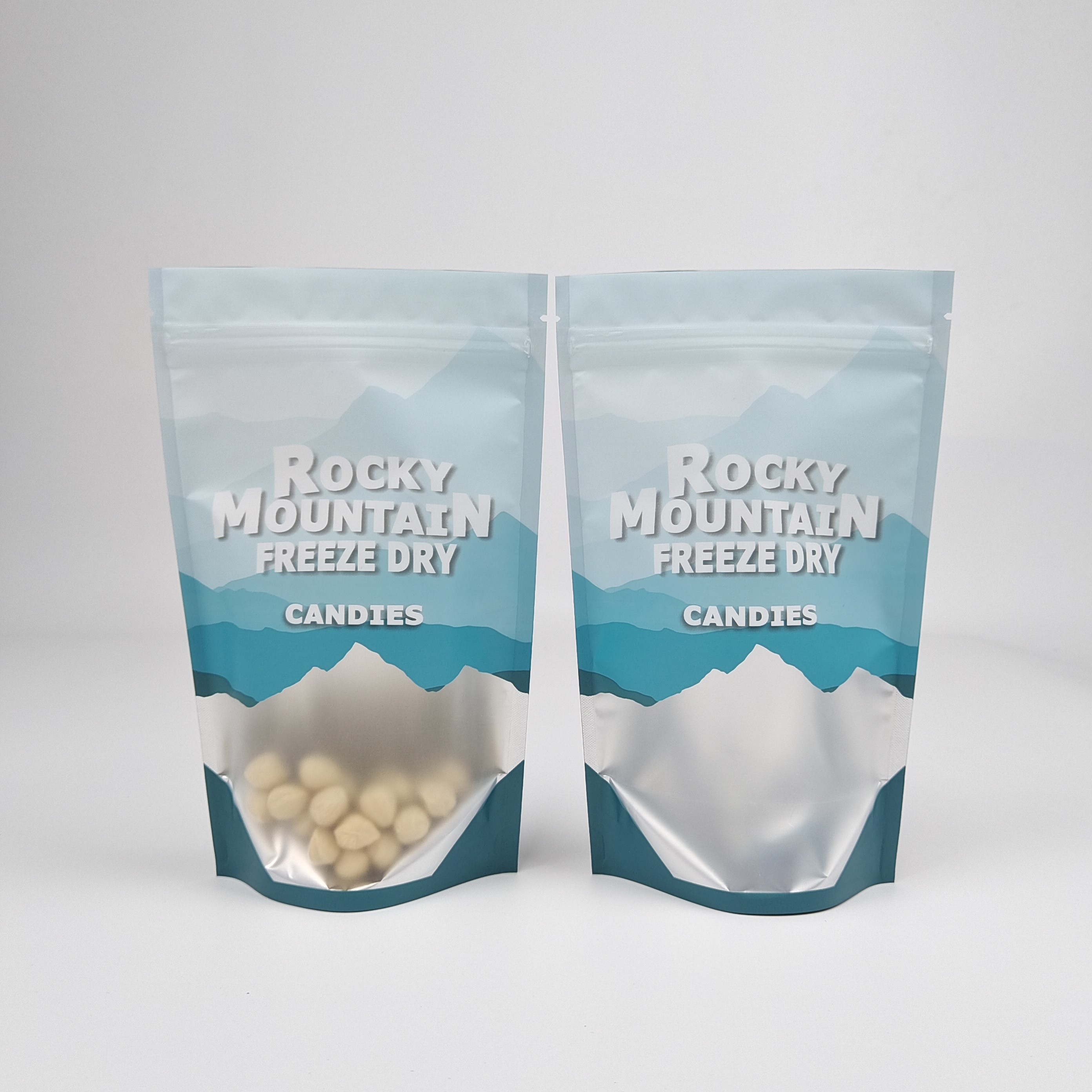 Sceaux thermiques imprimés sur mesure 250g 500g Candy Doypack anti-odeur Stand up pouch emballage en plastique Mylar Ziplock sacs