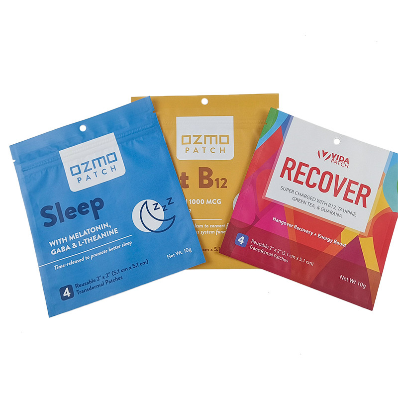 CDR AI PSD PDF Sac d'emballage cosmétique pour le sel de bain Sacs Mylar de différentes tailles