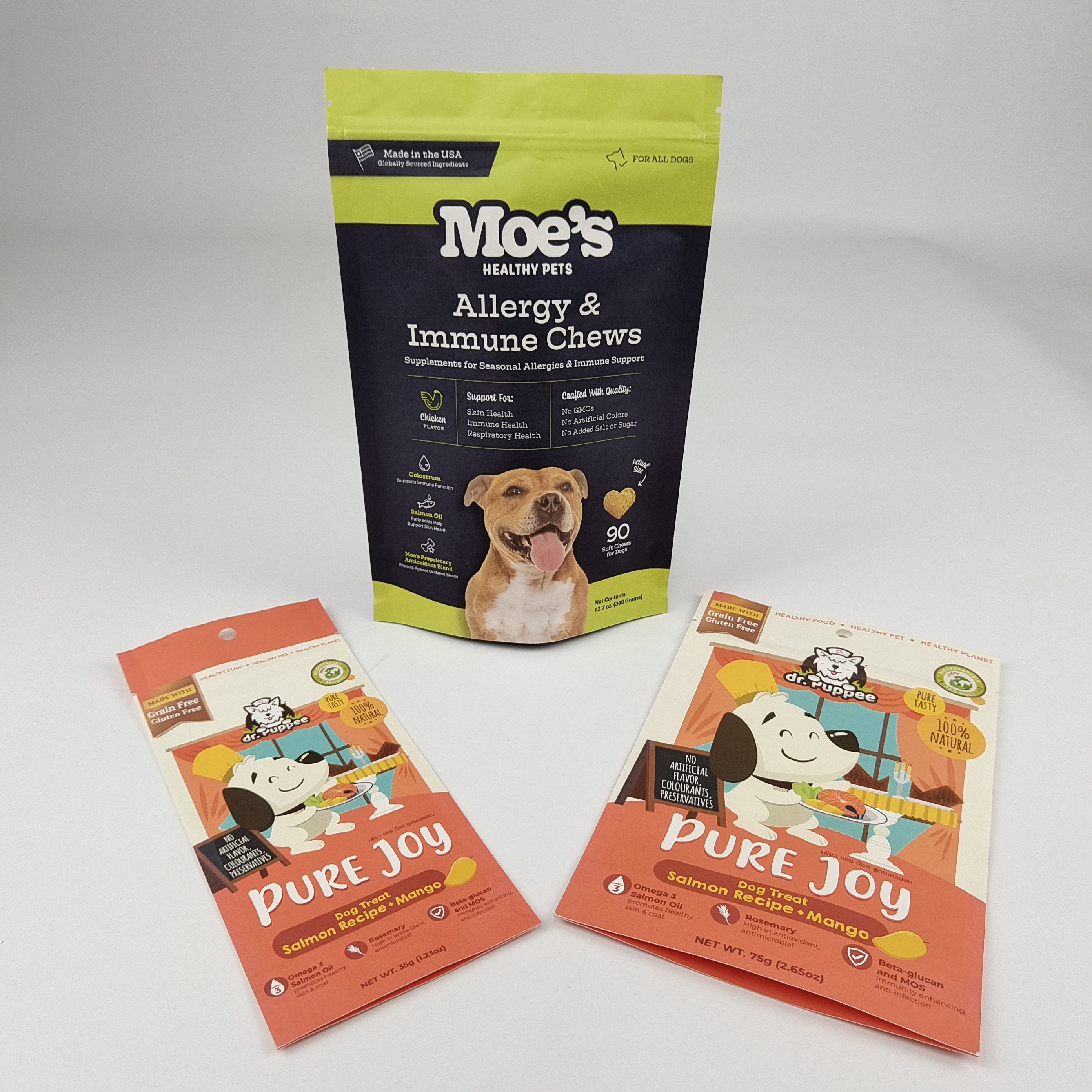 Recyclable écologique en gros Logo personnalisé Impression numérique Sac de papier kraft compostable