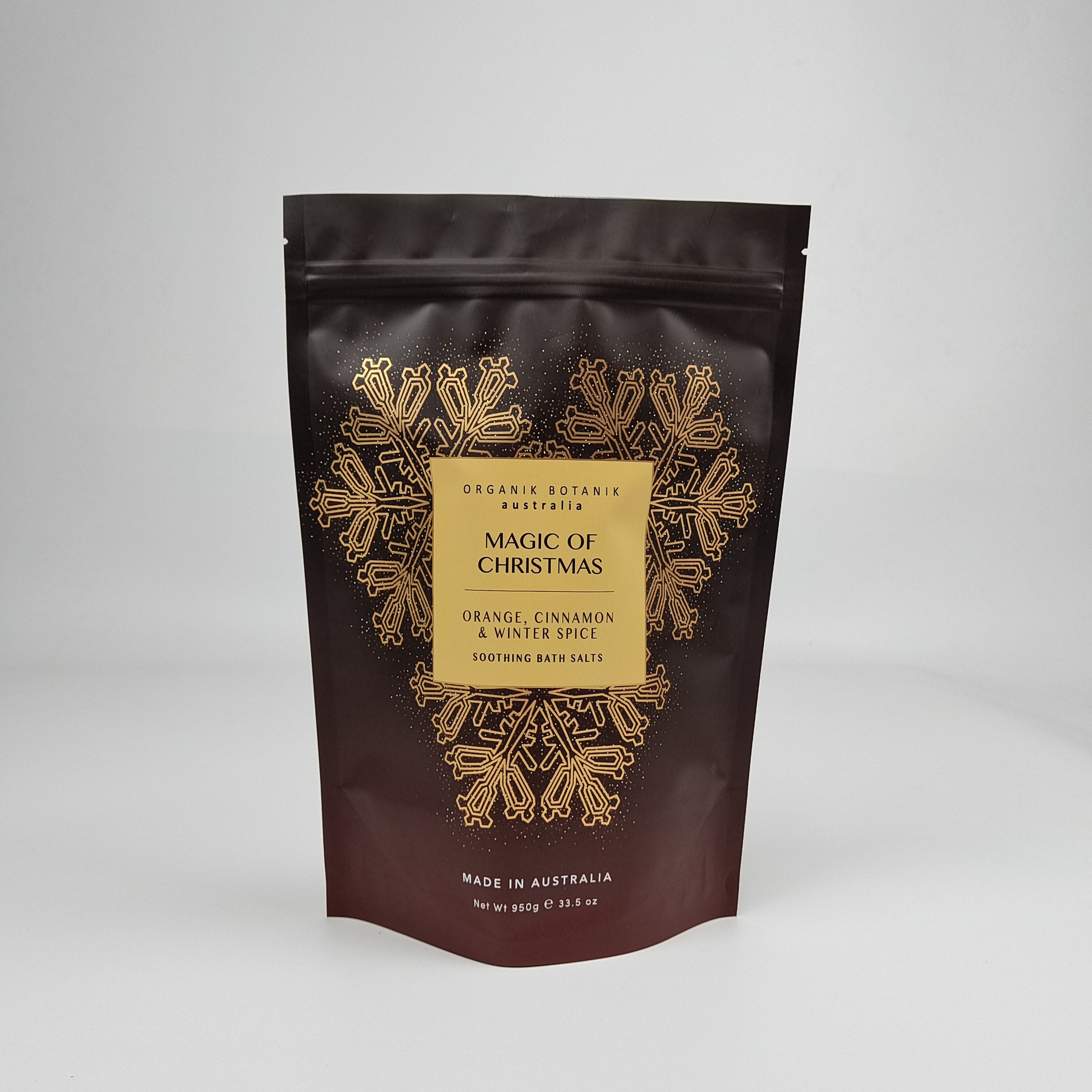 Salles de bain imprimées sur mesure Matte Emballage Fermeture à glissière Sac en plastique Salle de bain Body Scrub debout Sacoche avec fermeture à glissière