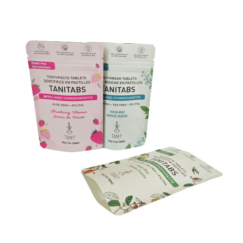 Valve de dégazage Oui Sacs à thé Emballage pour sac debout Sac en papier kraft