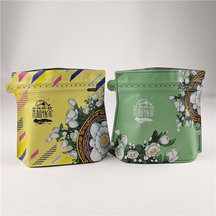 Logo personnalisé Finition mate Sceau thermique Matériau d'emballage alimentaire Foil d'aluminium Sac de collation Emballage