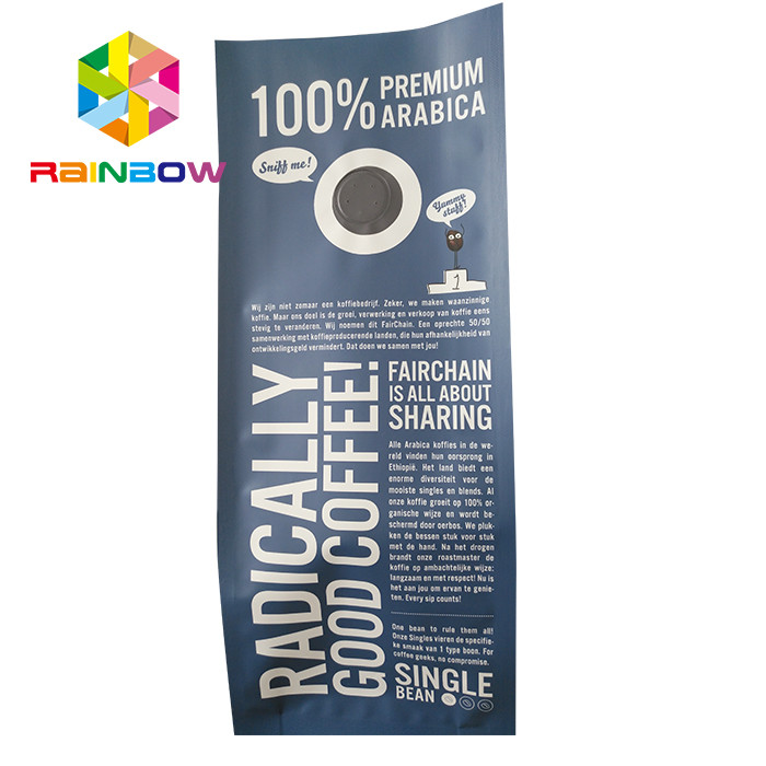 10-12 jours Temps de production Sac de fond carré Emballage Emballage Sacs de fond