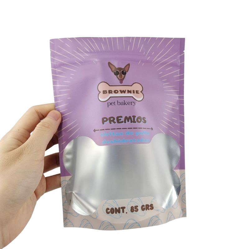 Structure du matériau PP/MLLDPE Sacs de coussin de fond pour sacs en feuille de Mylar