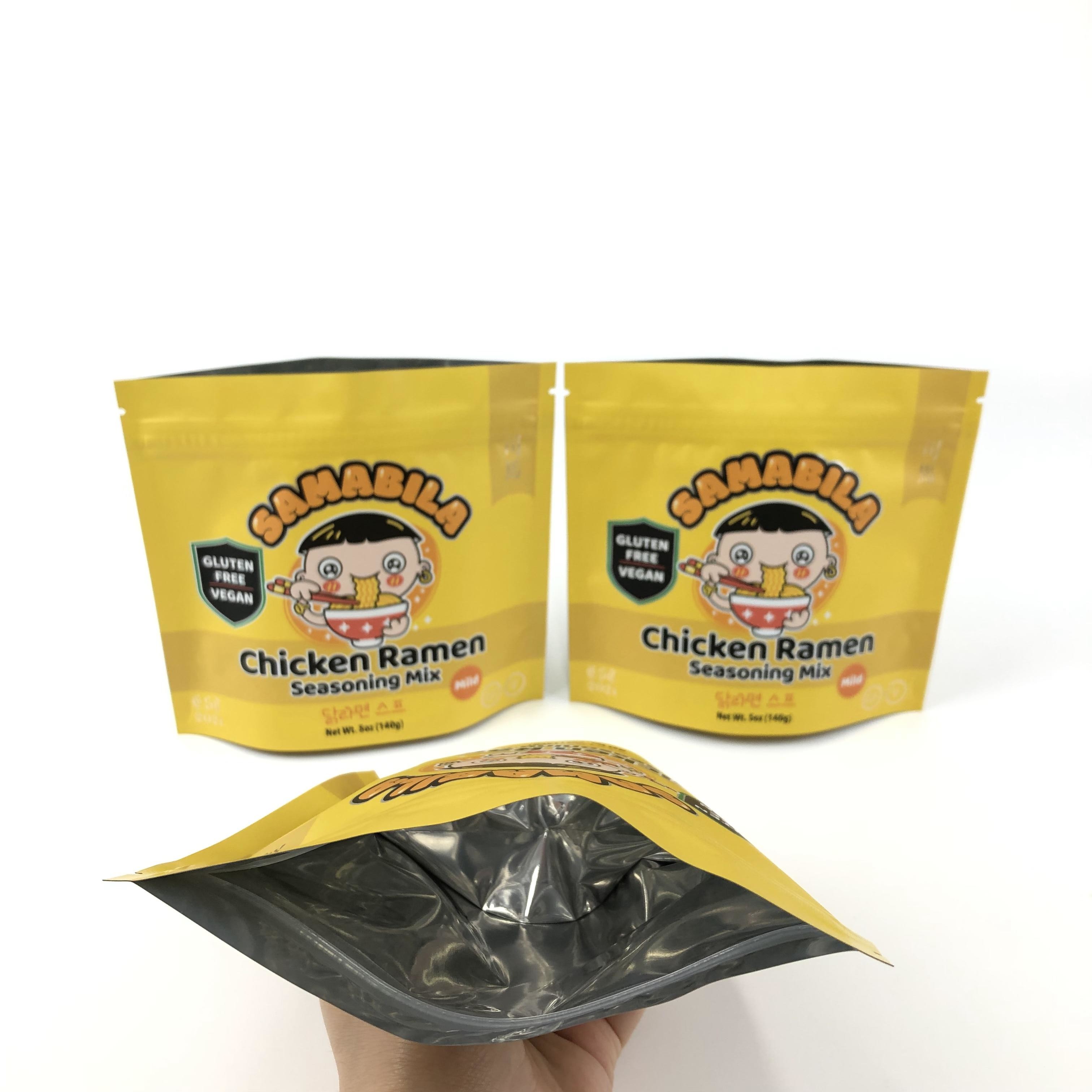 Emballages d'encens à base de plantes pour sacs debout avec système de fermeture à fermeture à glissière