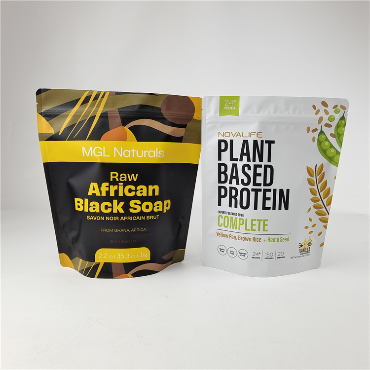 Les sacs d'impression numérique de taille et d'épaisseur personnalisés les plus vendus pour l'emballage des aliments et des collations