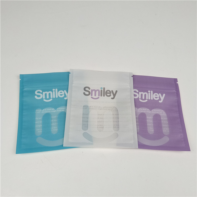 Aligneurs dentaires clairs Mylar Sac en plastique scellé à trois côtés Emballage anti-fuite et anti-humidité