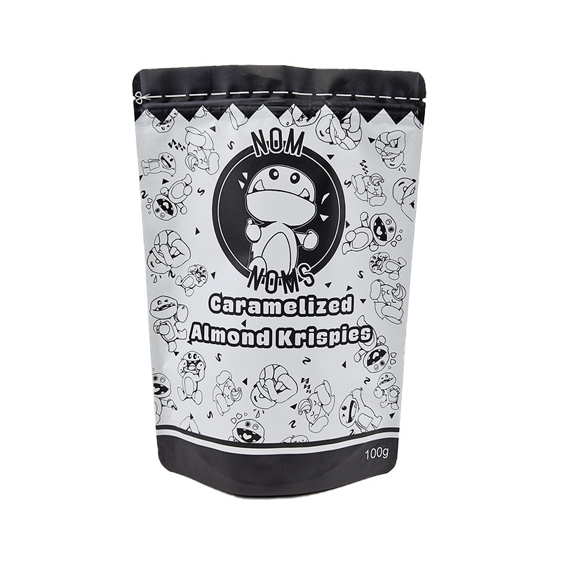 Sac d'emballage de nourriture séchée jetable en plastique parfait pour exposer les produits